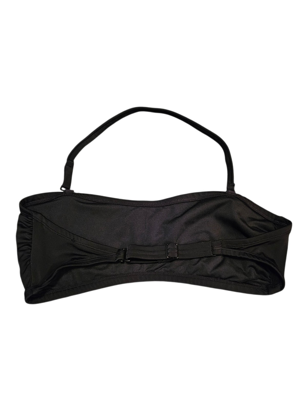 VENUS Black Bandeau Bikini Top with Single Removable Strap Size 14 - Picture 2 of 11